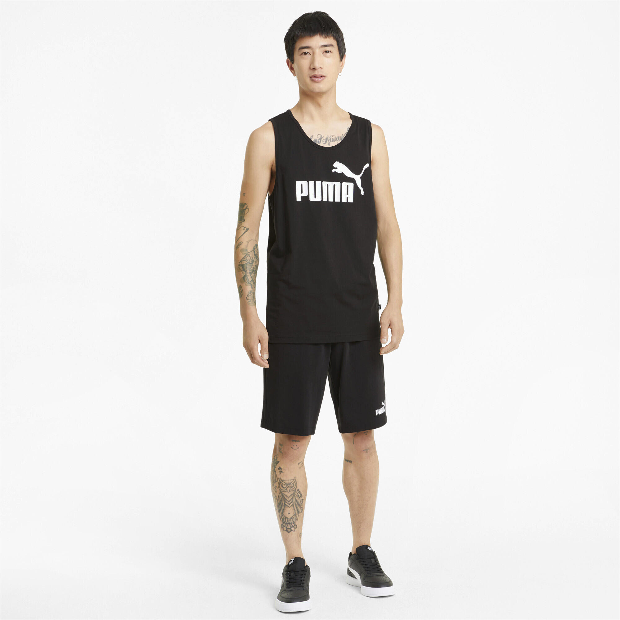 Camiseta sin mangas Essentials Hombre PUMA Black 4/5