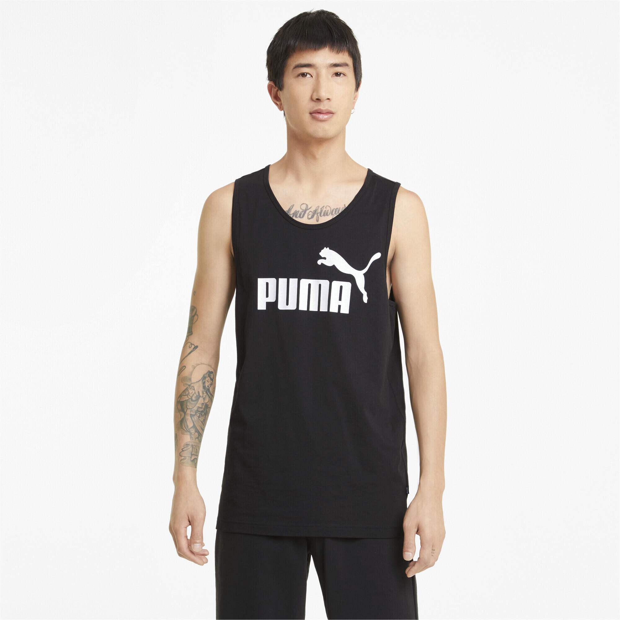 Camiseta sin mangas Essentials Hombre PUMA Black 2/5
