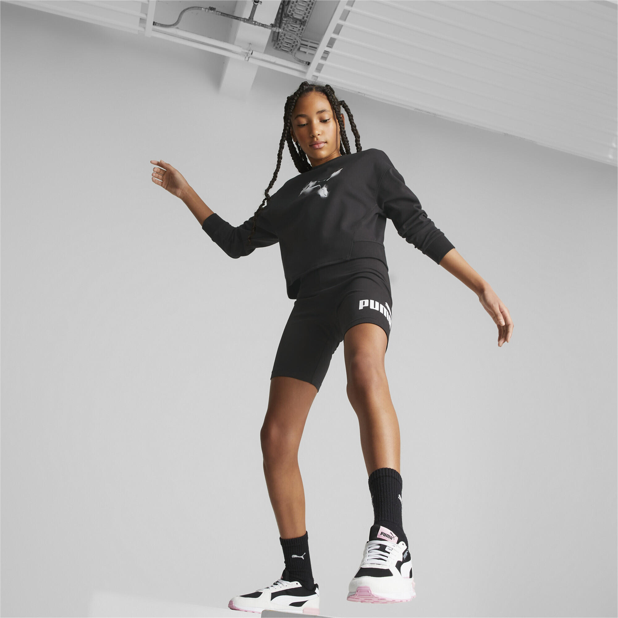 Legging Essentials+ à logo Enfant et Adolescent PUMA Black 3/5