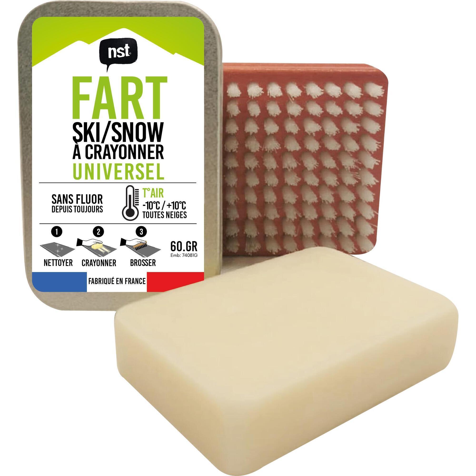 Kit de Fartage À Froid – 1 Fart Universel  + 1 Fart Neige Humide + 1 Brosse 4/5