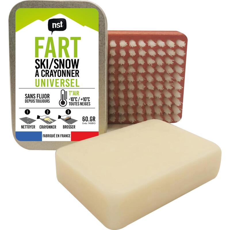 Kit de Fartage À Froid – 1 Fart Universel  + 1 Fart Neige Humide + 1 Brosse