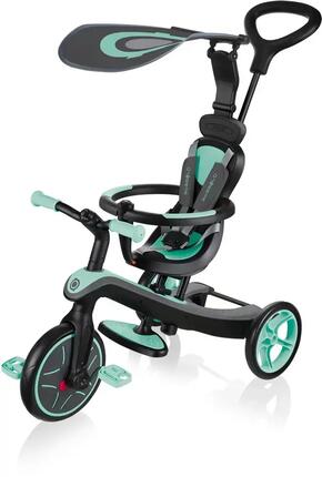 Tricycle évolutif pour bébé EXPLORER 4 en 1 - Vert menthe
