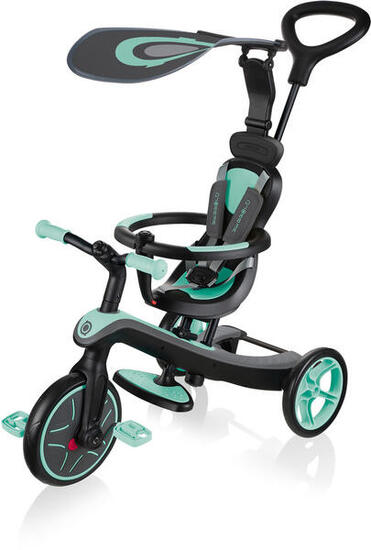 Tricycle évolutif pour bébé EXPLORER 4 en 1 - Vert menthe
