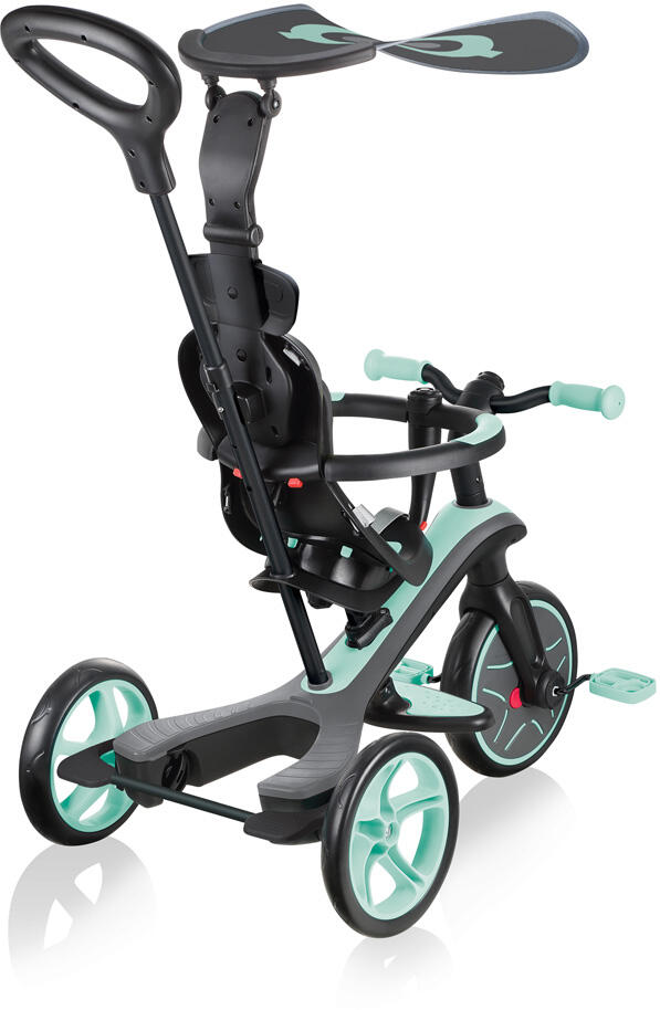 Tricycle évolutif pour bébé EXPLORER 4 en 1 - Vert menthe 4/5