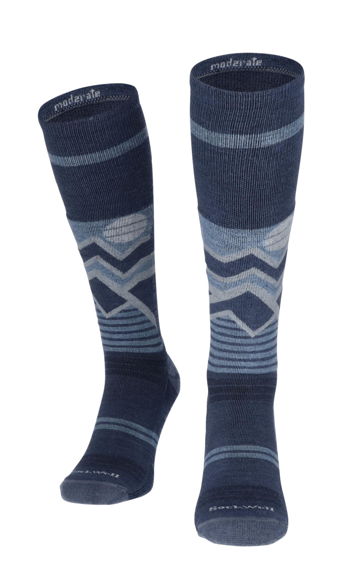 Sockwell Snow Peak Blauw Heren Skisokken 3/3