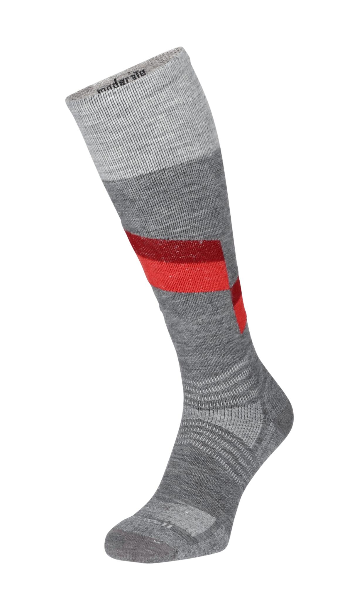 Sockwell Steep Medium Grijs Heren Skisokken 1/4