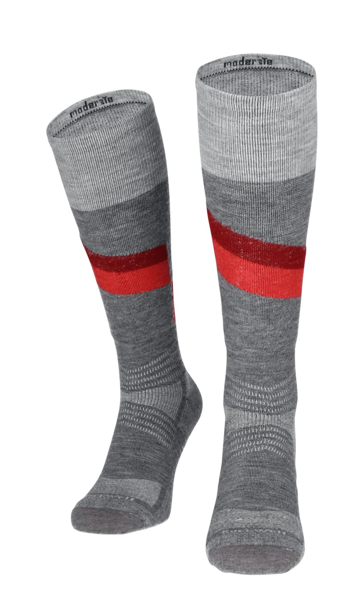 Sockwell Steep Medium Grijs Heren Skisokken 4/4