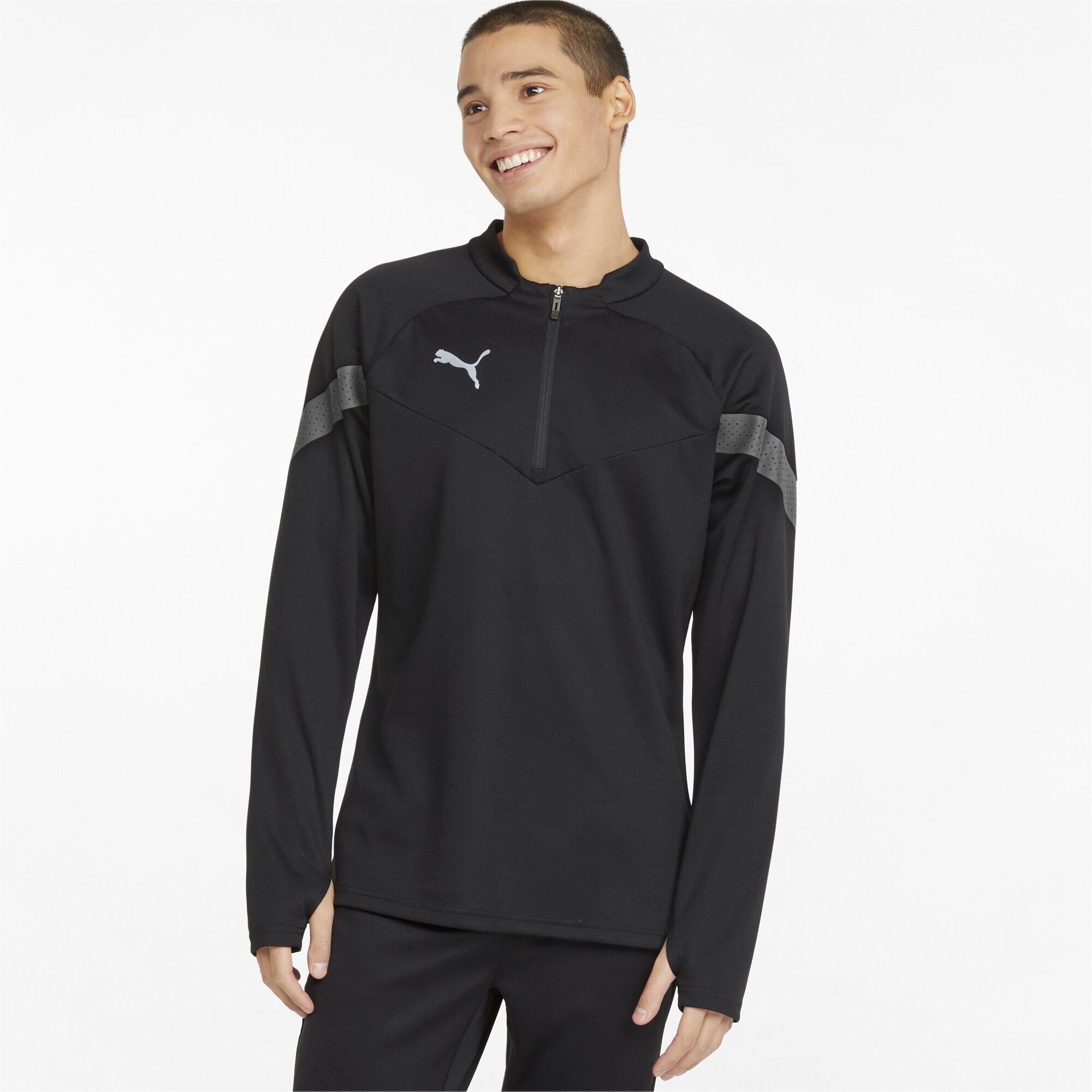 teamFINAL trainingsvoetbalshirt met kwartrits voor heren PUMA 2/6