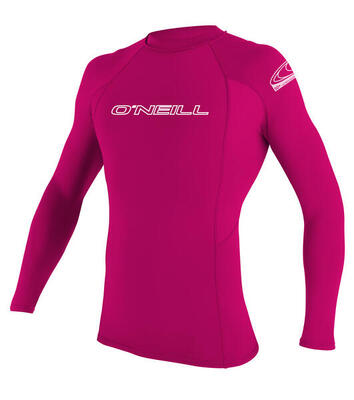 O'Neill Basic Skins LS Rash Guard camiseta de natación infantil de manga larga