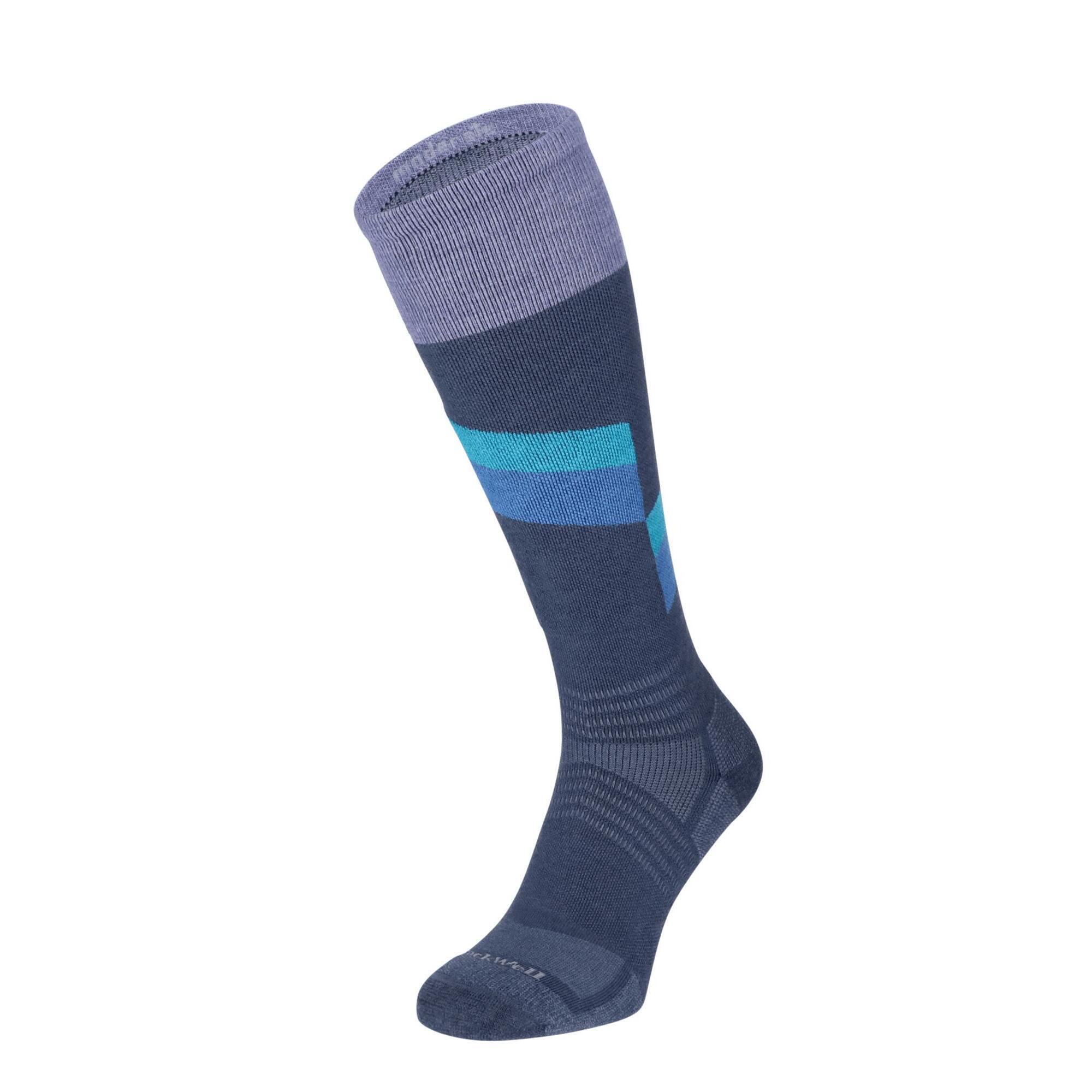 Sockwell Steep Medium Blauw Dames Skisokken 1/4