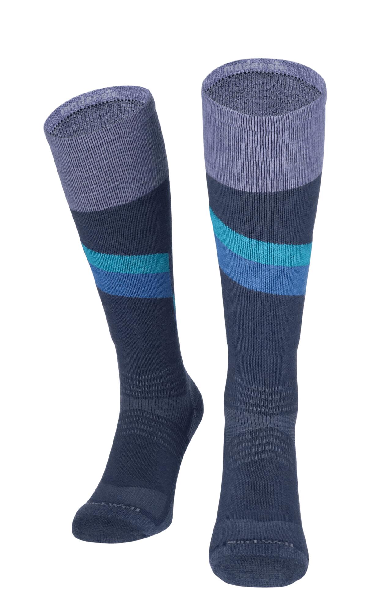 Sockwell Steep Medium Blauw Dames Skisokken 2/4