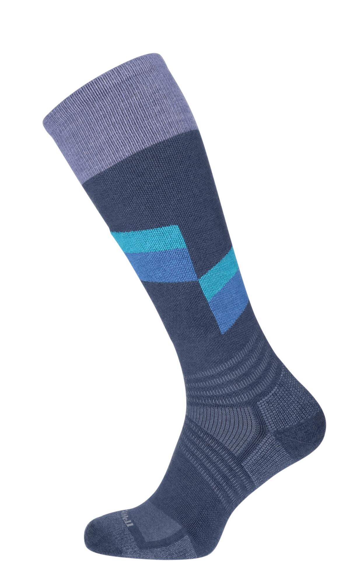 Sockwell Steep Medium Blauw Dames Skisokken 3/4