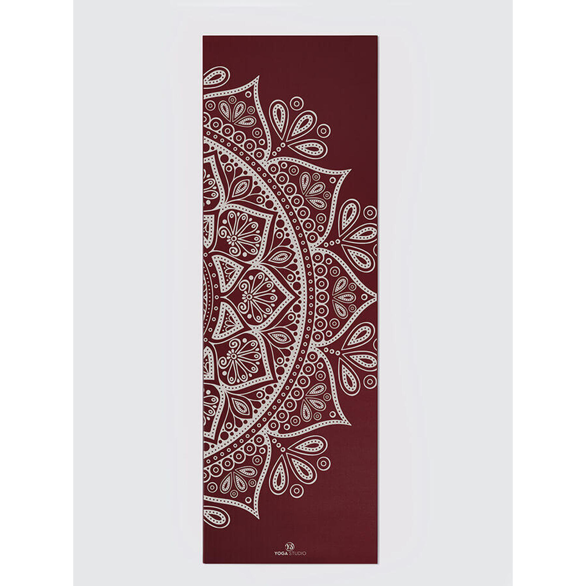 YOGA STUDIO The Yoga Studio Designed Mats 6mm - Raspberry Mat Botanical Sun