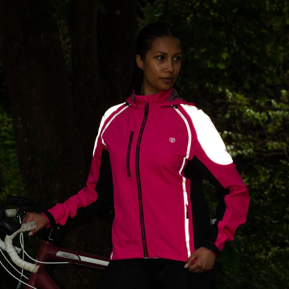 Proviz Classic Women's Storm Reflective Waterproof Hooded Cycling Jacket 4/6