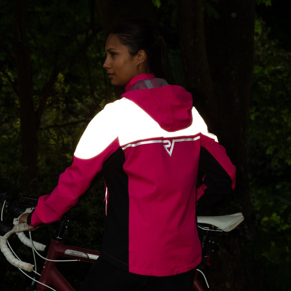 Proviz Classic Women's Storm Reflective Waterproof Hooded Cycling Jacket 5/6