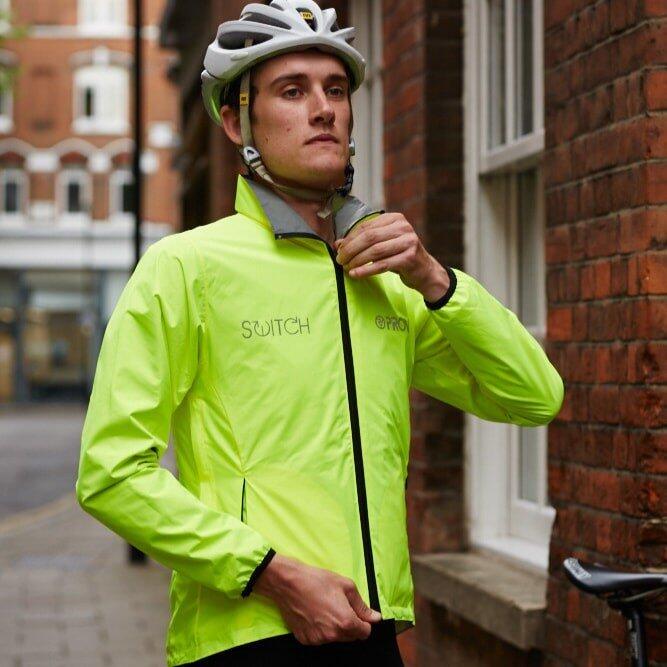 Proviz Men's Reflective Switch Waterproof Cycling Jacket 5/7