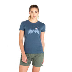 Camiseta Running para Mujer Gris Orión