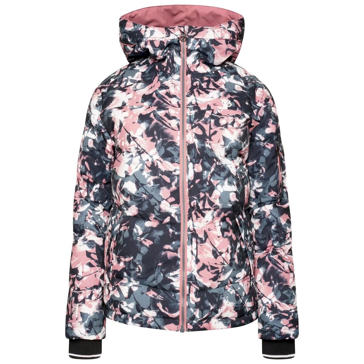 DARE 2B Womens/Ladies Verdict Floral Insulated Ski Jacket (Mesa Rose)