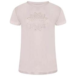 Camiseta Crystallize Flor para Mujer Blanco