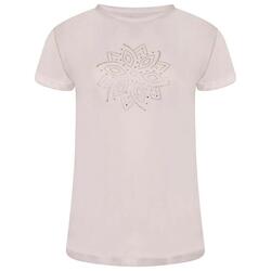 Dames Crystallize Flower TShirt (Wit)