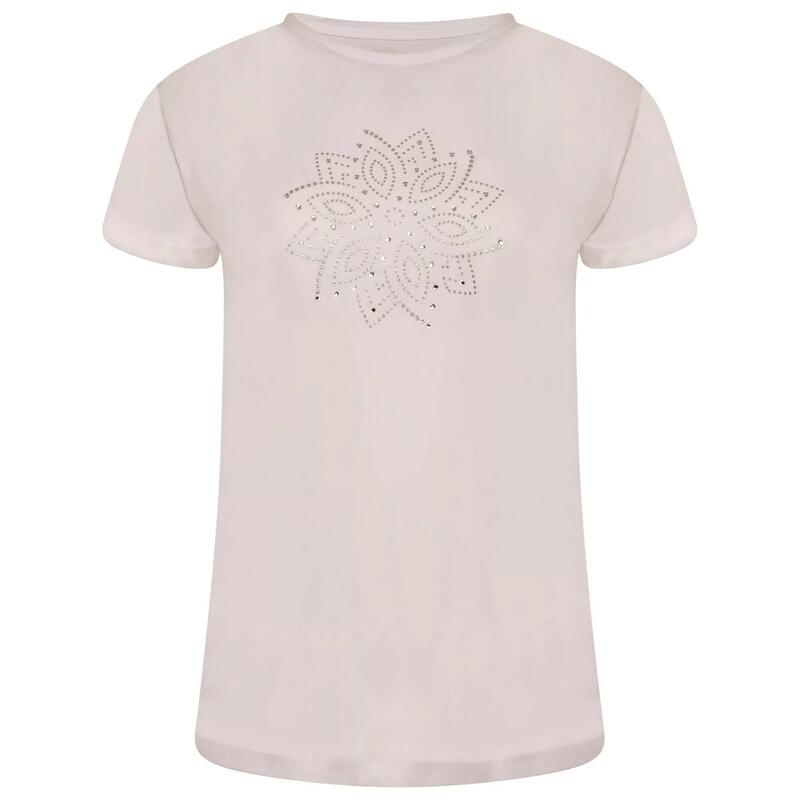 Camiseta Crystallize Flor para Mujer Blanco
