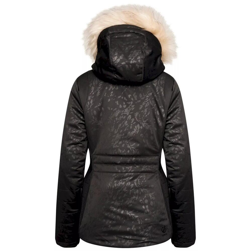 Womens/Ladies Prestige II Luxe Petal Ski Jacket (Black) 2/4