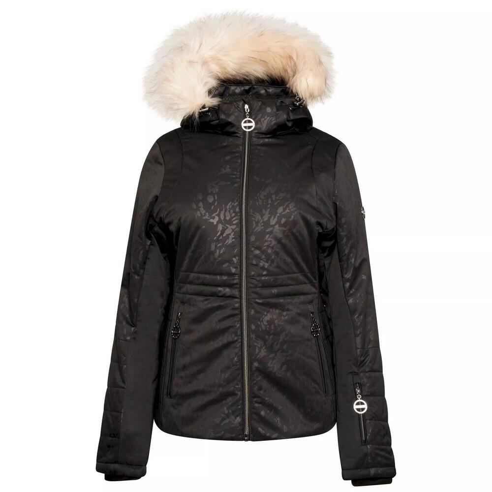 Womens/Ladies Prestige II Luxe Petal Ski Jacket (Black) 1/4