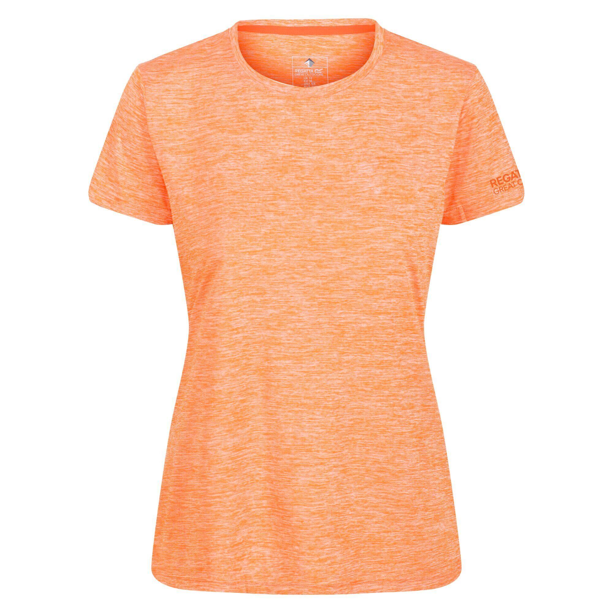 Dames Josie Gibson Fingal Edition Tshirt (Papaya) 2/5