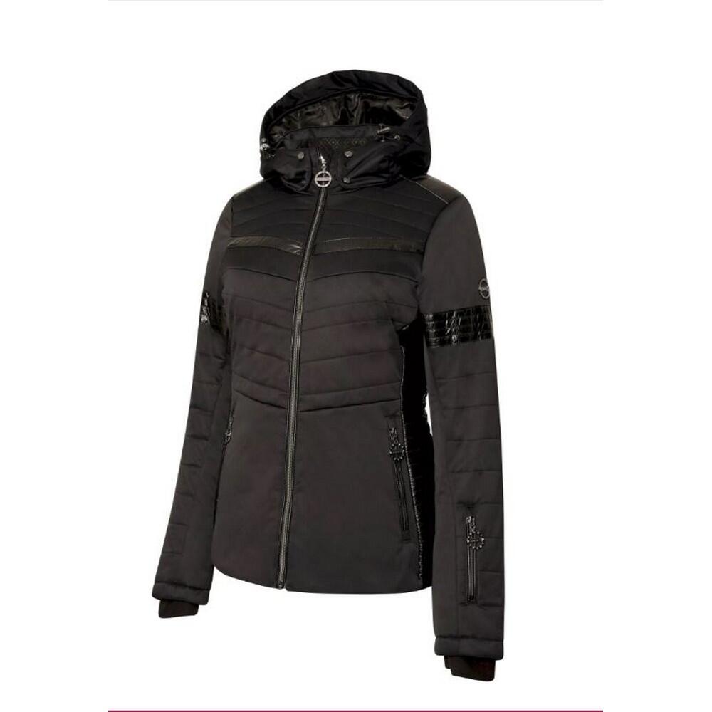 Womens/Ladies Ski Jacket (Black) 3/5