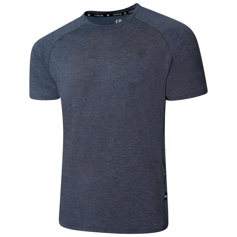 Camiseta Persist Jaspeada para Hombre Gris Orión