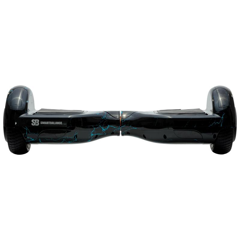 Pachet Hoverboard 6.5" cu Scaun Suspensii Rosu, Regular Thunderstorm Blue, 4Ah