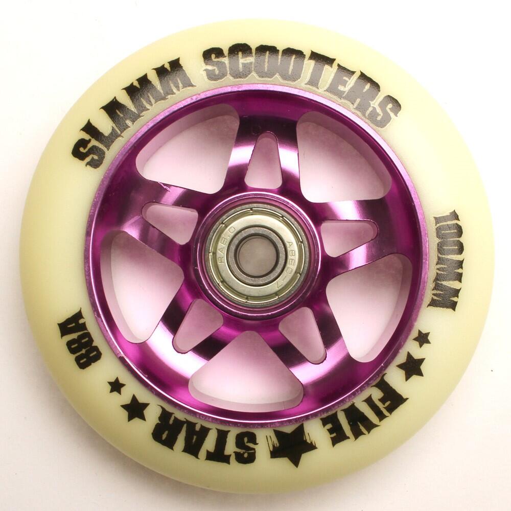 5 Star Alloy Core Scooter Wheel and Bearings 1/1