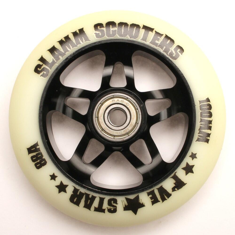 SLAMM 5 Star Alloy Core Scooter Wheel and Bearings