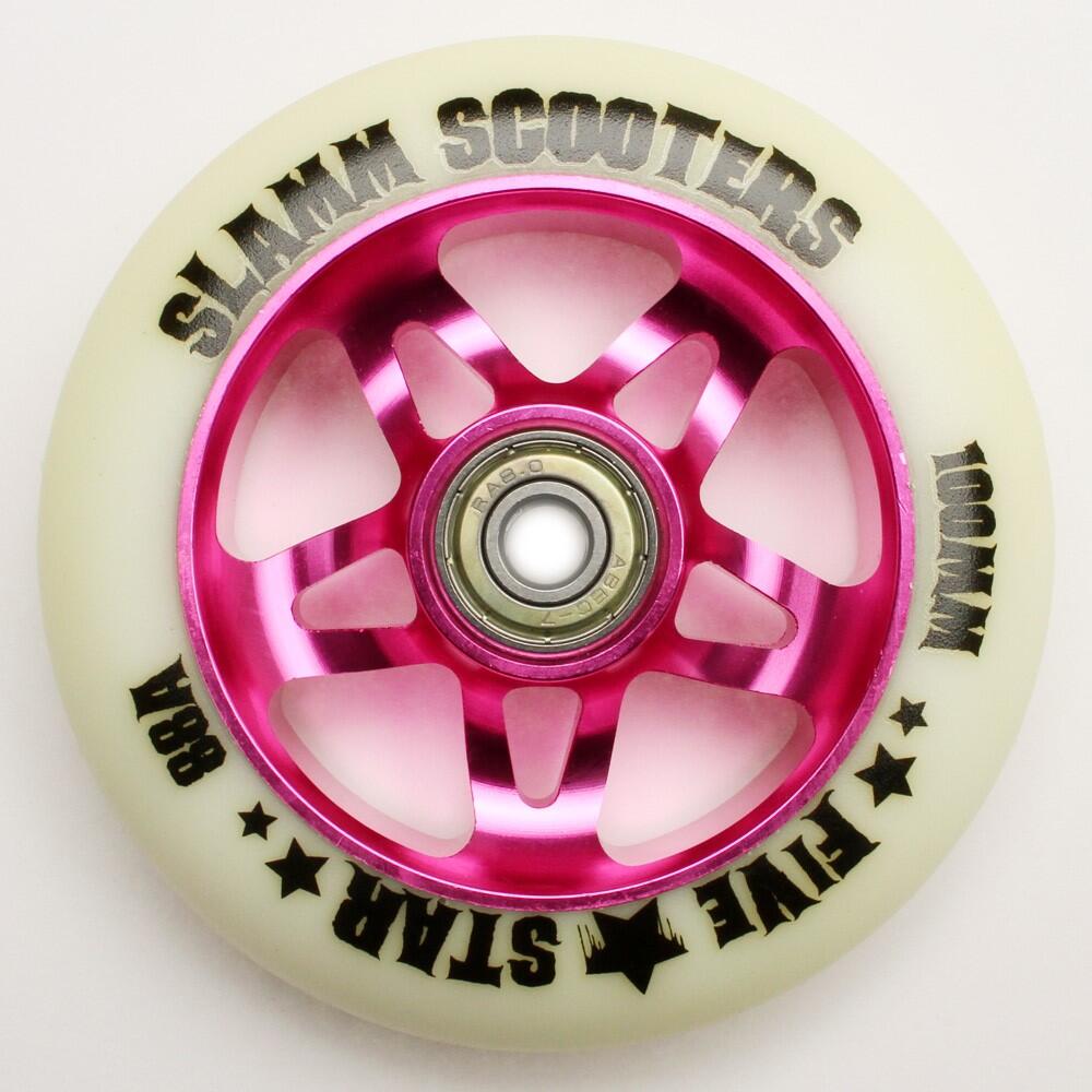5 Star Alloy Core Scooter Wheel and Bearings 1/1