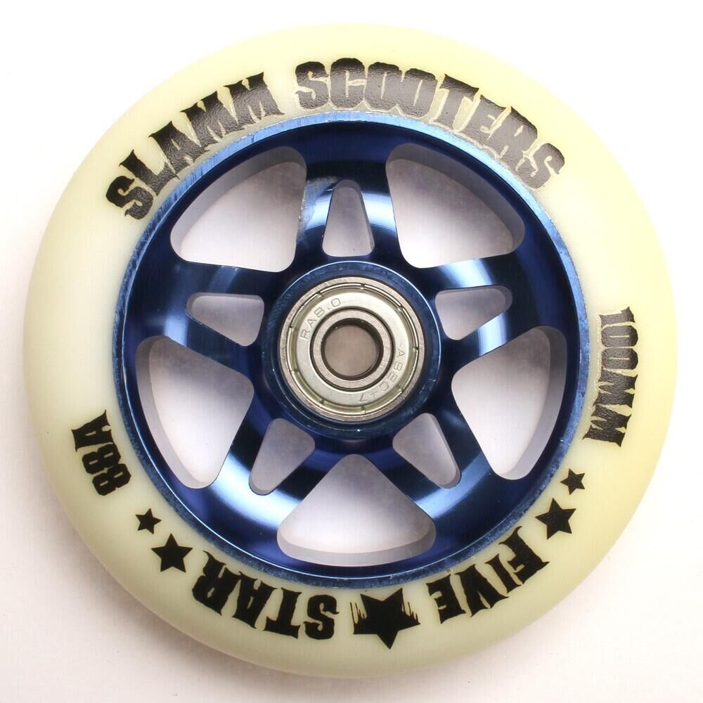 SLAMM 5 Star Alloy Core Scooter Wheel and Bearings