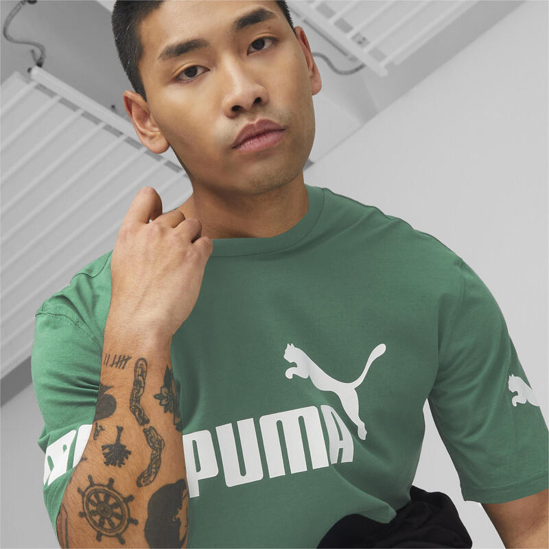 Koszulka Sportowa Męska  Puma Power Colorblock