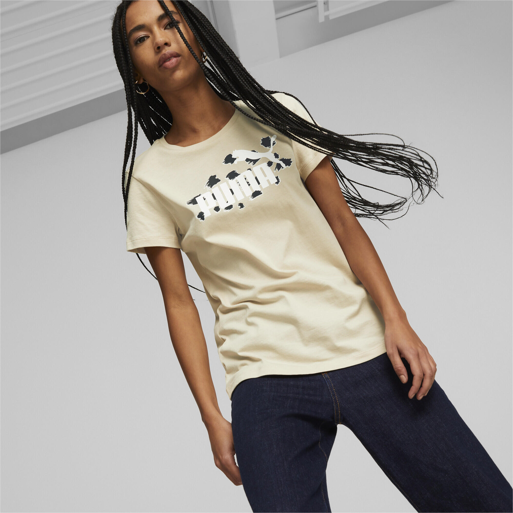 T-shirt Essentials+ Animal Femme PUMA Granola Beige 2/6