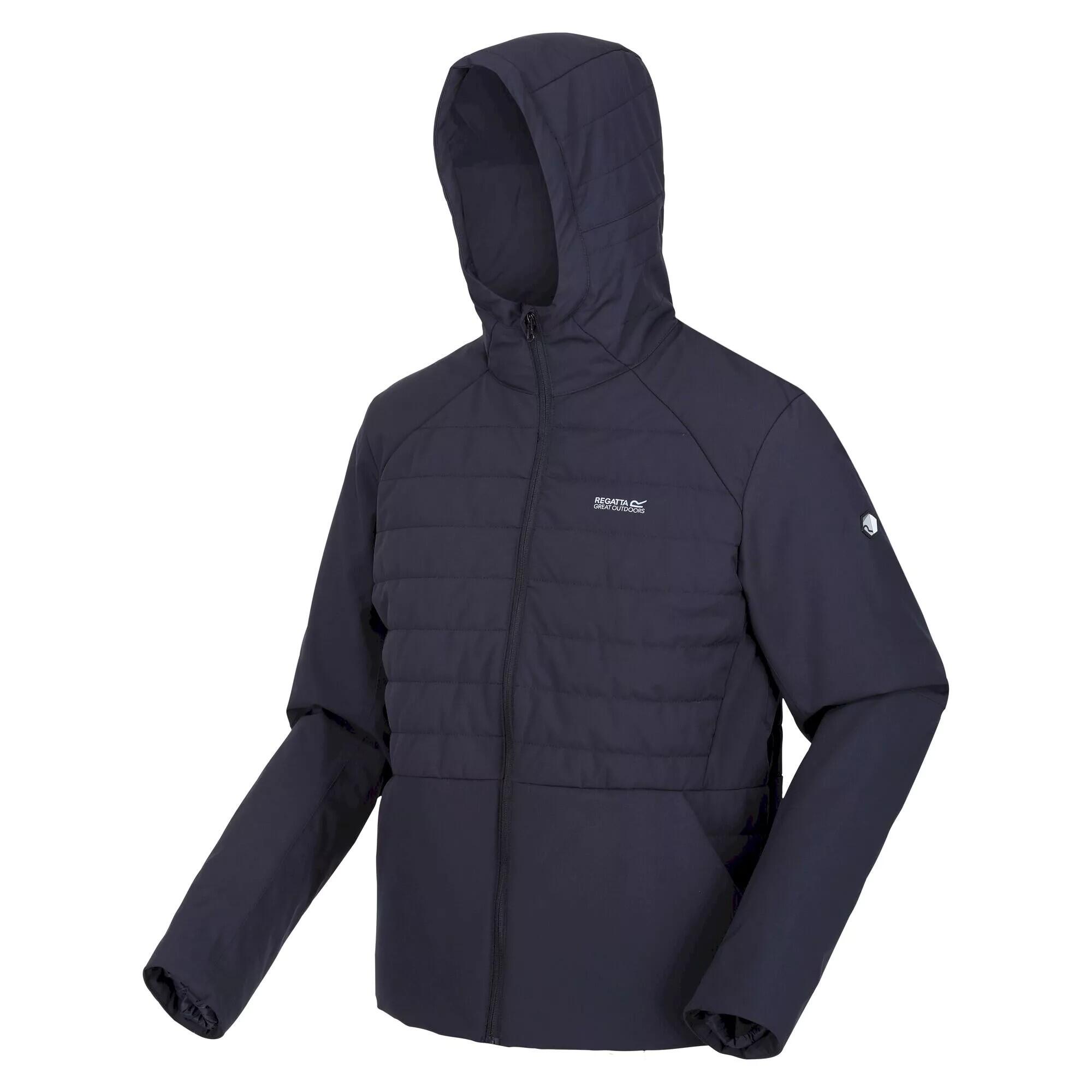 "Daxford" Jacke Durchgehender Reißverschluss für Herren Marineblau 4/5
