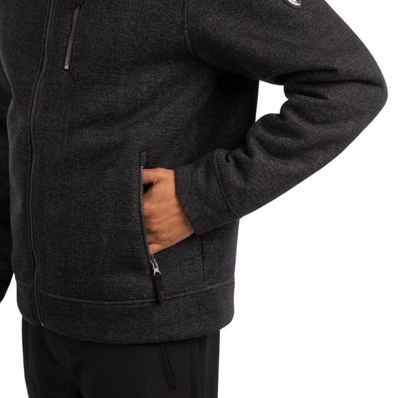 Heren Truther Marl Jacket (Zwarte mergel)