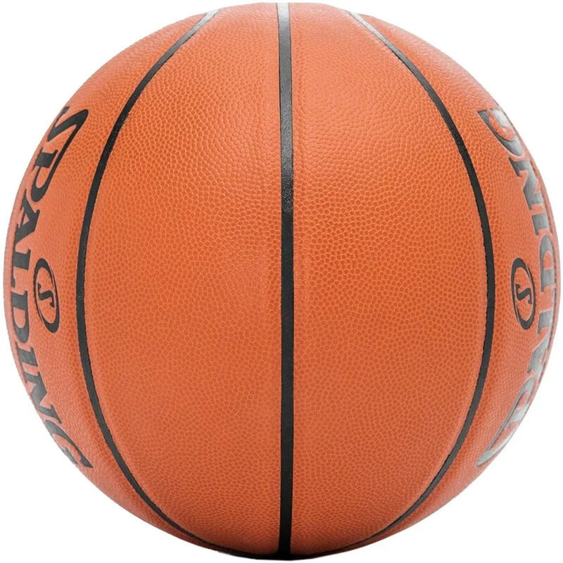 Bola de Basquete Spalding React Fiba Tf-250 Tamaño 7 Naranja y Negro | Frete grátis