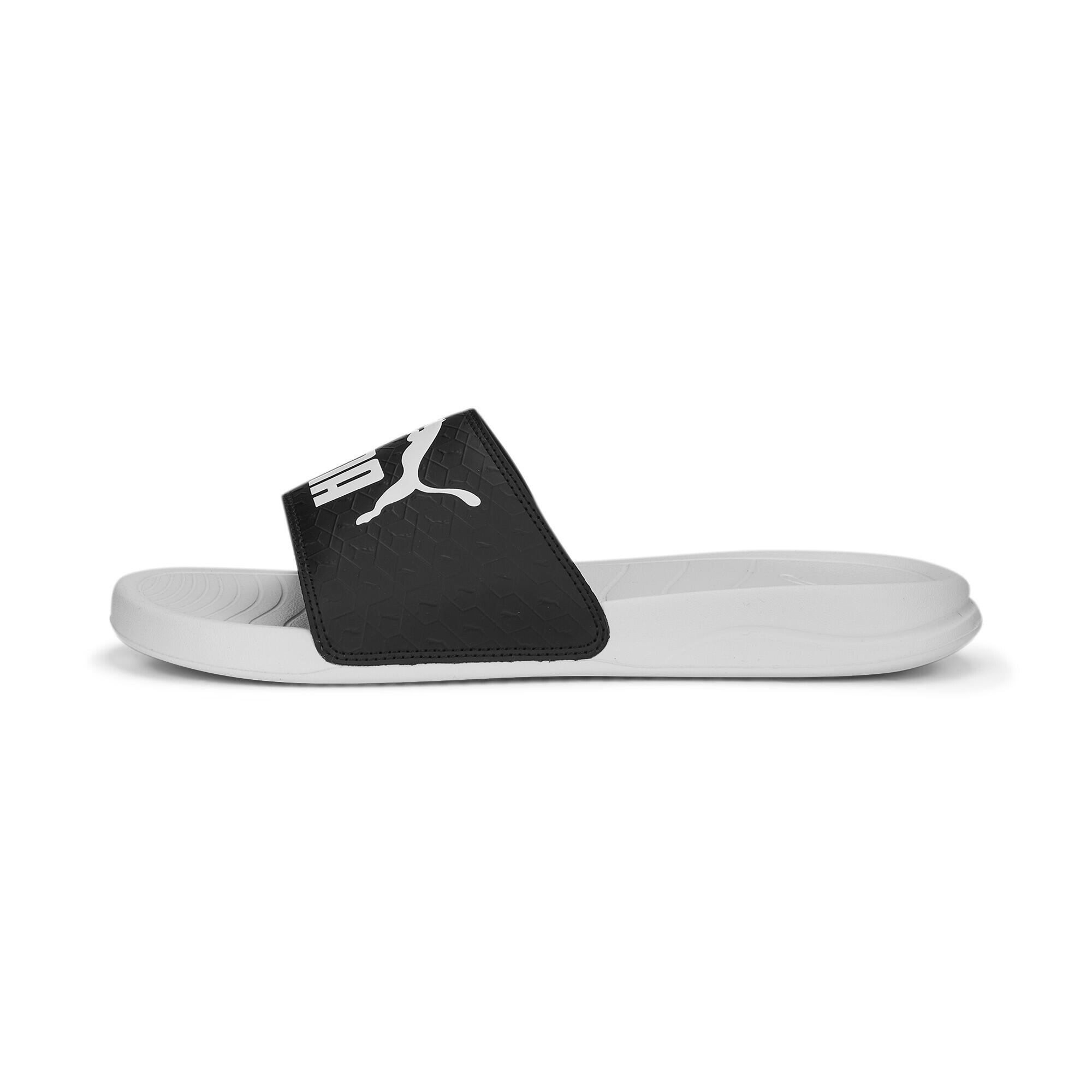 Popcat 20 Logo Power Slides Erwachsene PUMA Black White 3/6