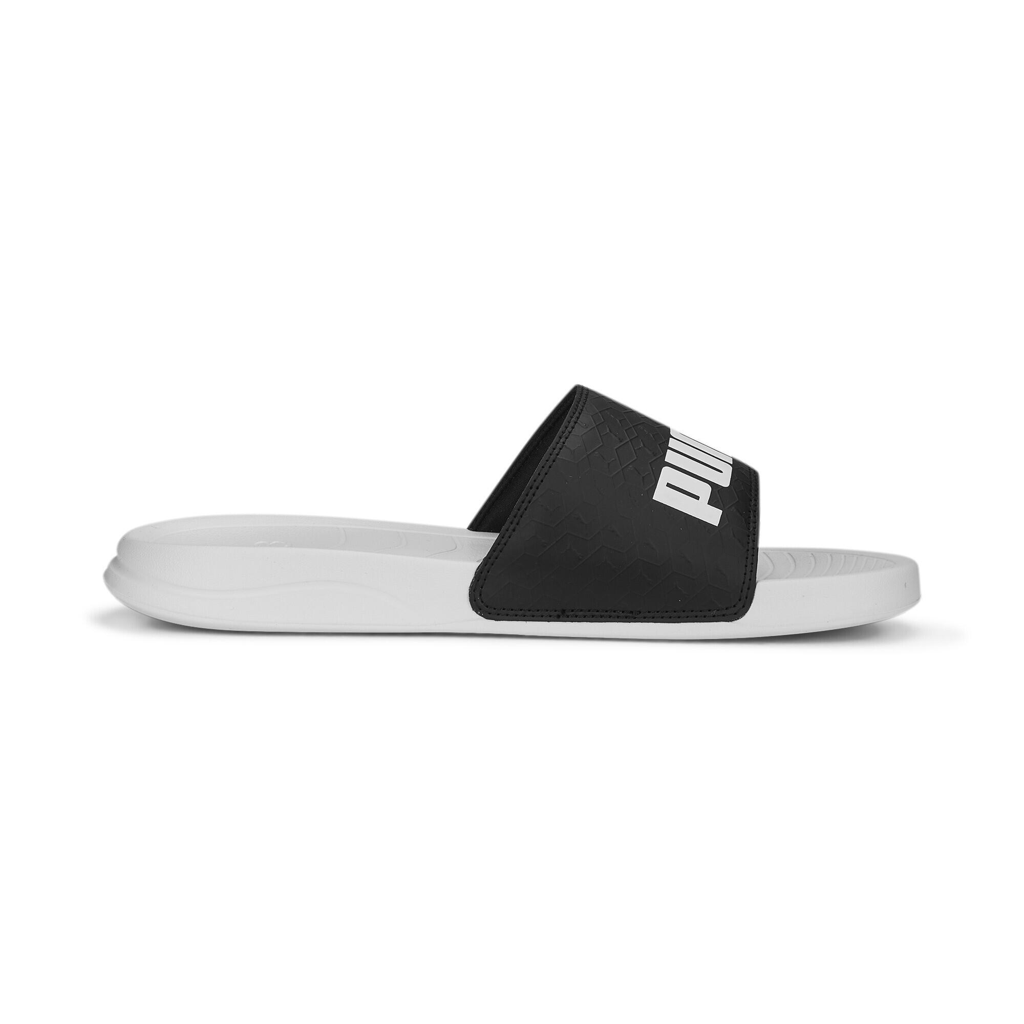 Popcat 20 Logo Power Slides Erwachsene PUMA Black White 5/6