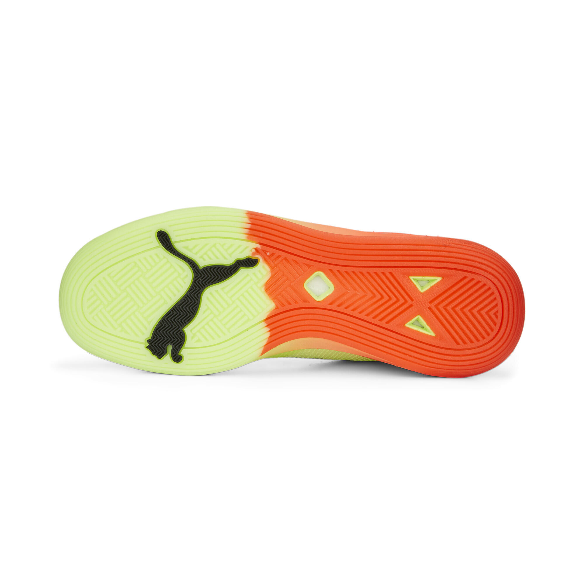Sapatilhas de andebol PUMA Accelerate Turbo Nitro II Amarelo/Preto/Vermelho 4/6
