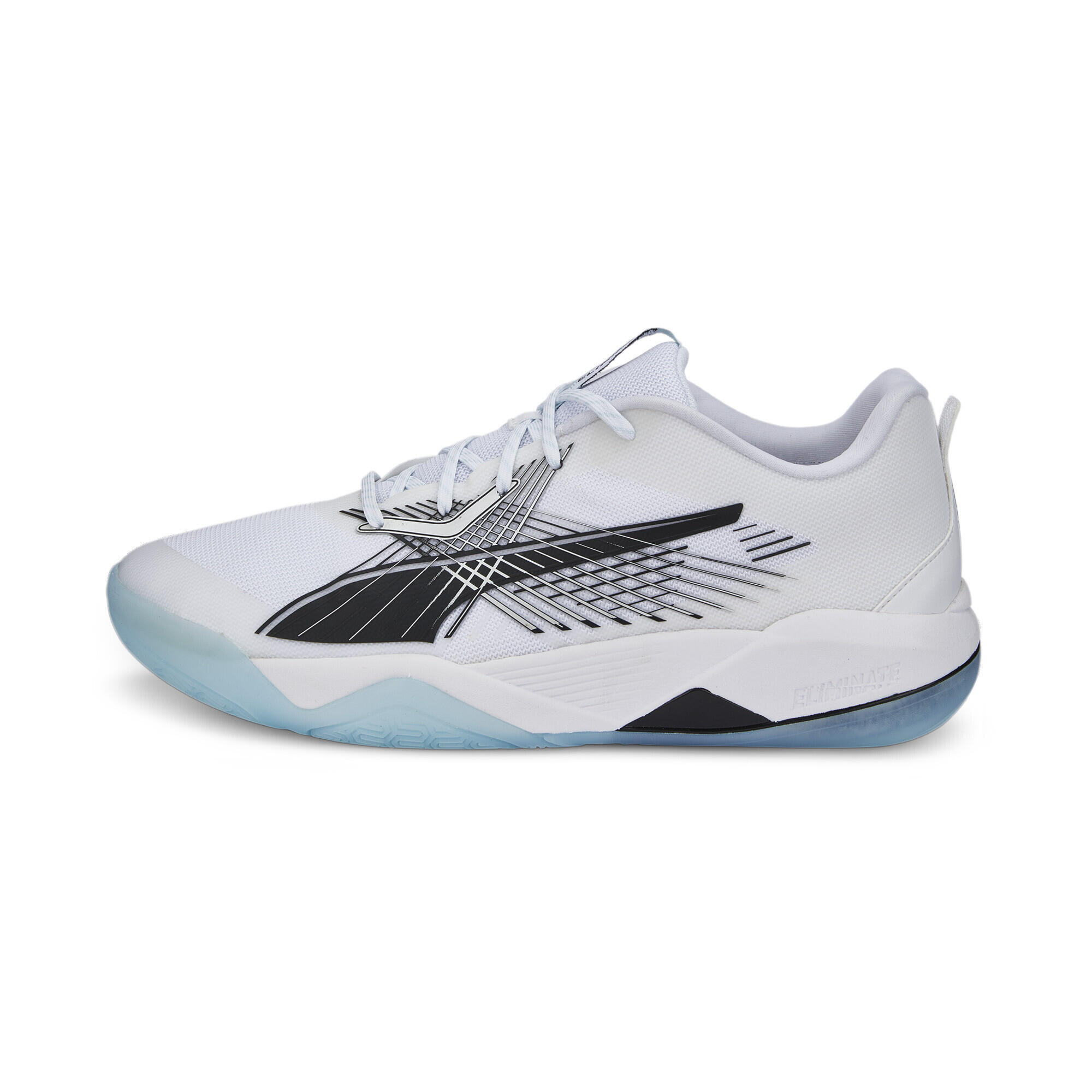 Chaussures de handball Eliminate Power Nitro II PUMA White Black Nitro Blue 3/7