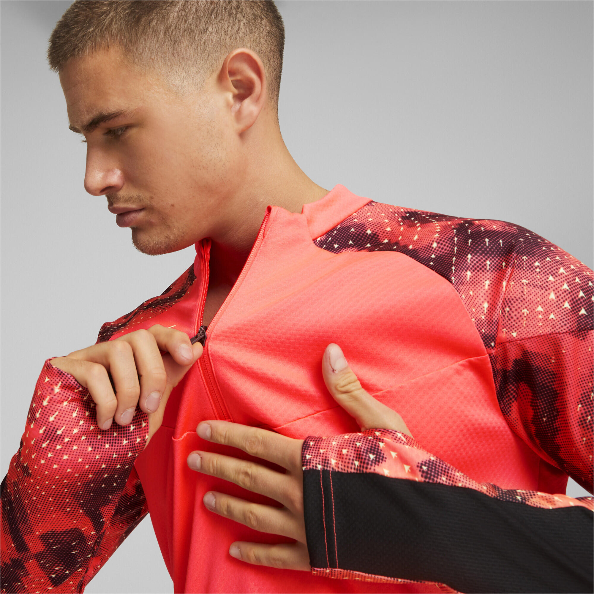 Top de foot fermeture zippée courte individualFINAL Football WC homme PUMA 4/5
