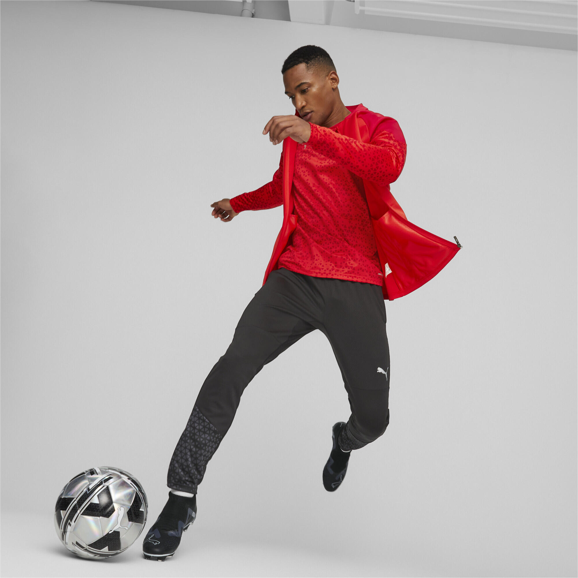 Giacca da training per calcio teamCUP da uomo PUMA Red 5/6