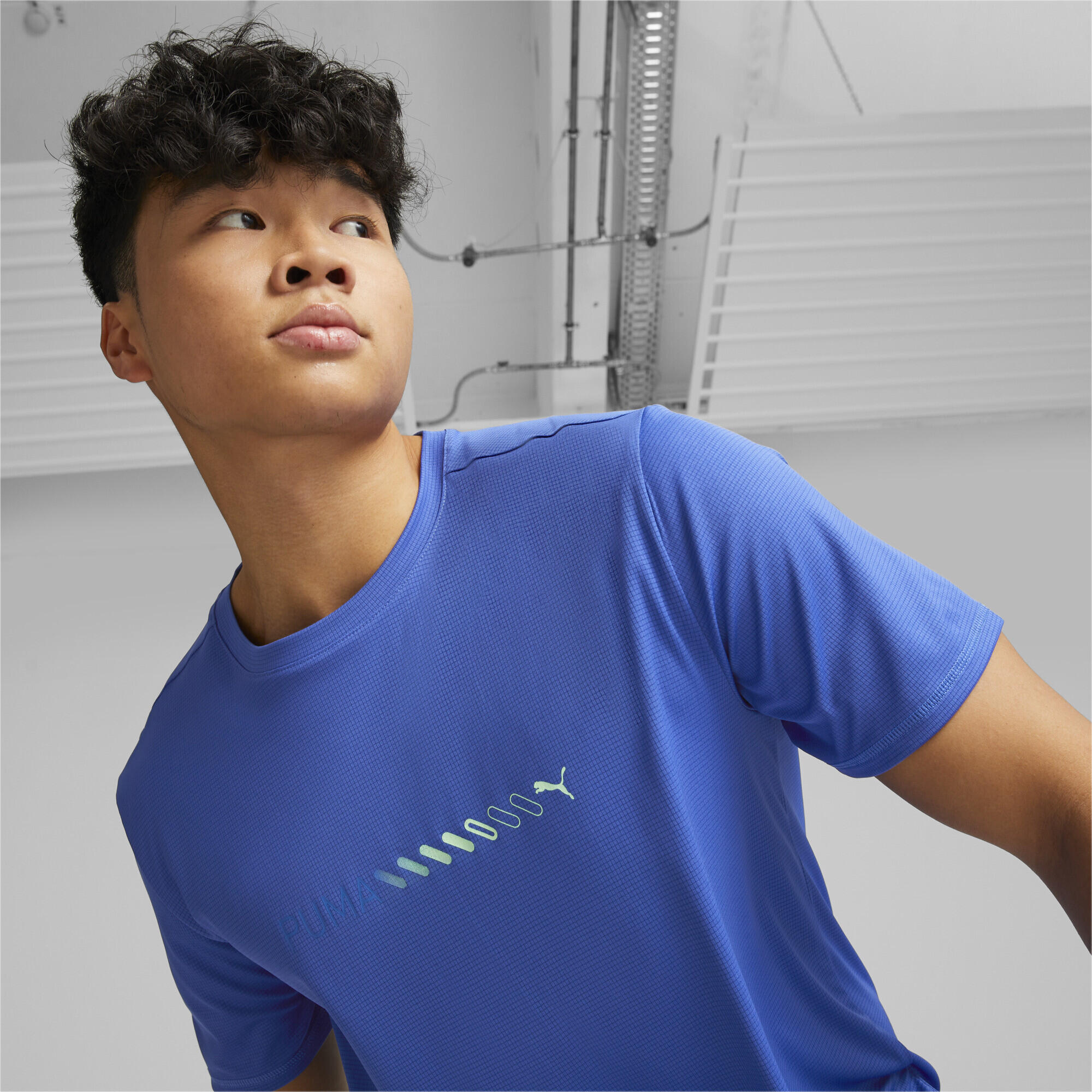 T-shirt Run Favorite Logo da uomo PUMA Royal Sapphire Blue 2/6