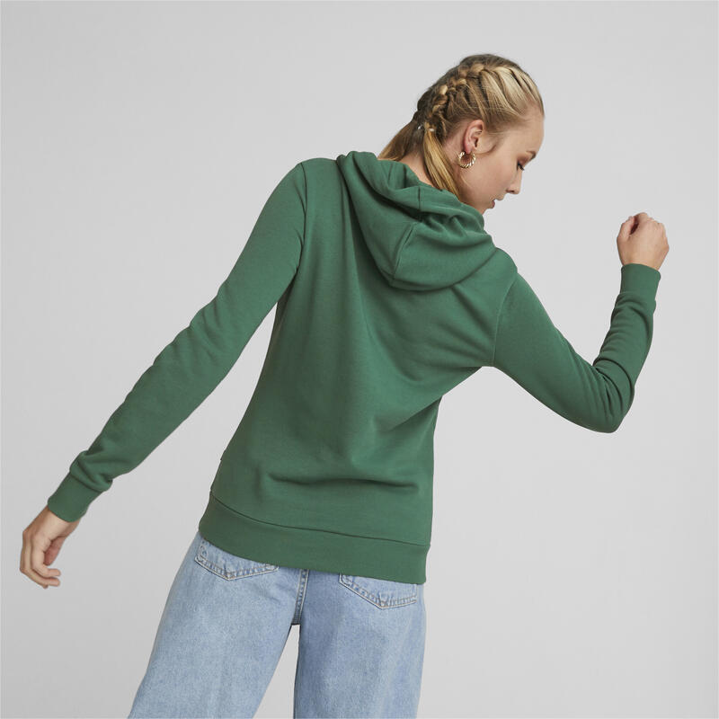 Essentials Big Logo hoodie voor dames PUMA Vine Green