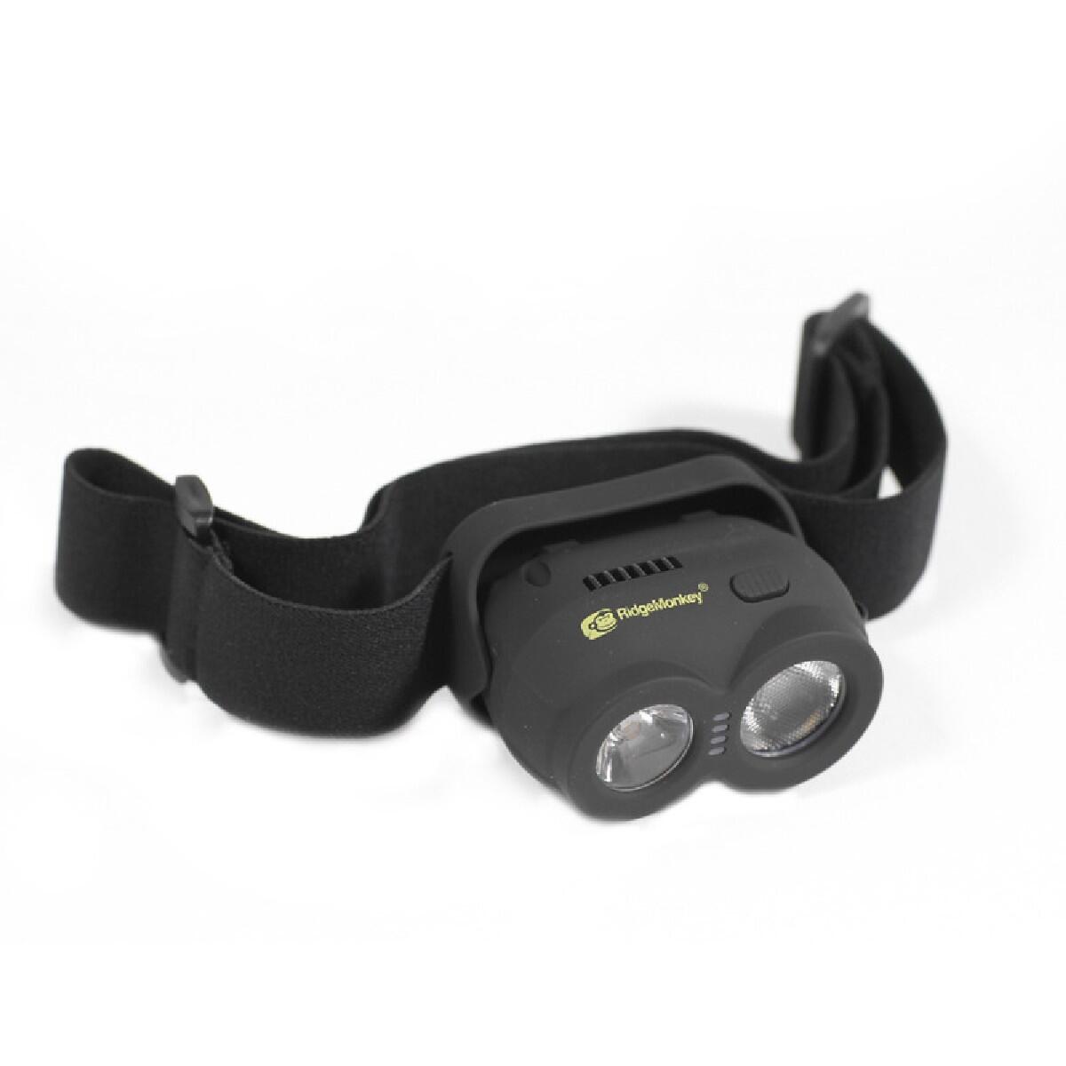 RidgeMonkey VRH150X USB Rechargeable Headtorch (RM512) 1/5