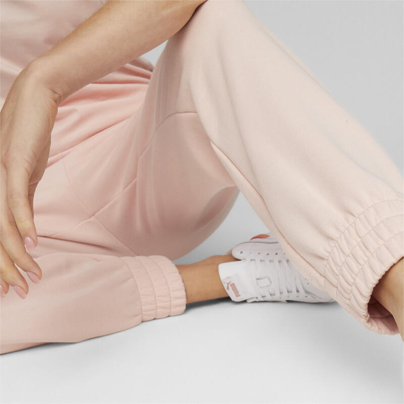 Pantaloni Essentials+ ricamati da donna PUMA Rose Dust Pink